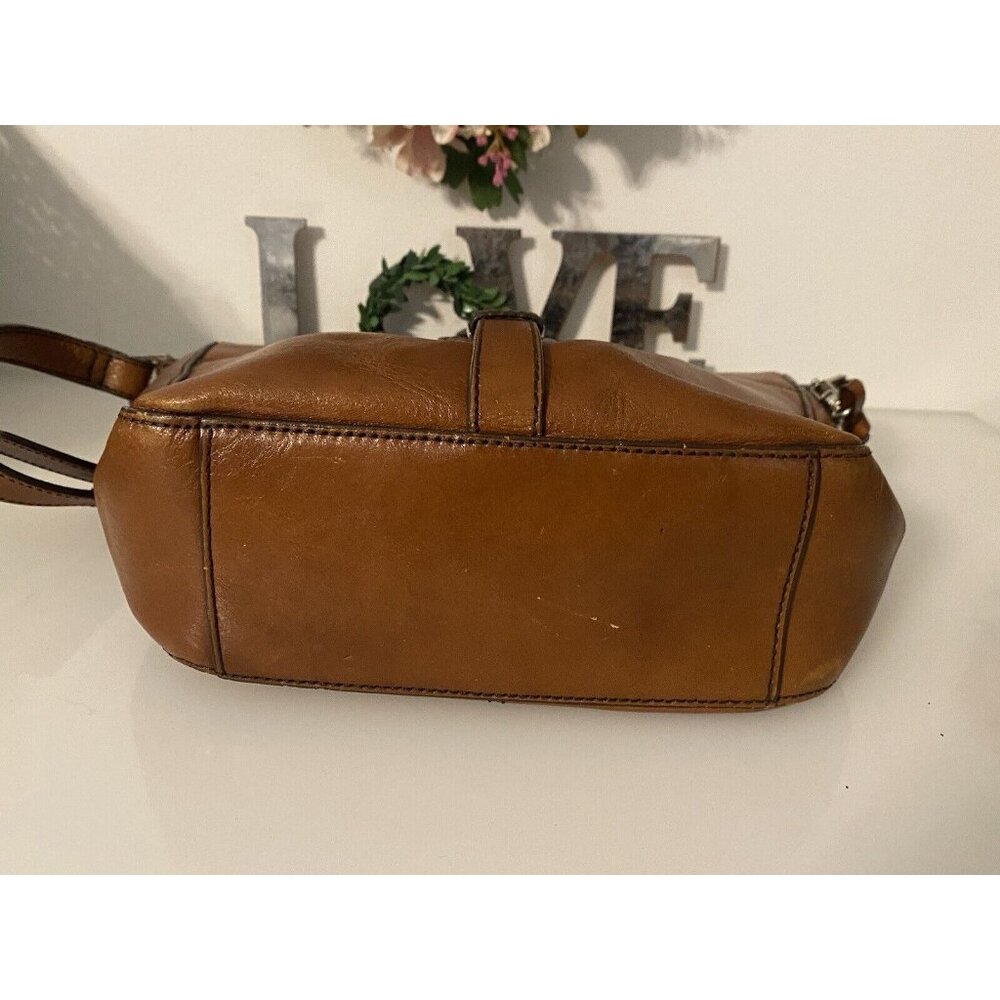 Vintage Etienne Aigner Leather Crossbody Shoulder Bag Purse Brown Boho Organizer - Picture 16 of 16